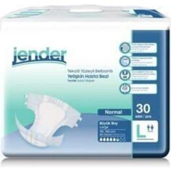 Jender Large Büyük Boy Belbantlı Hasta Bezi 30 lu 1 Paket 