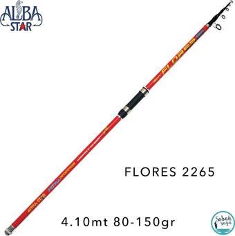 Albastar 2265 Flores 4.10mt 80-150gr Teleskopik Surf Kamış