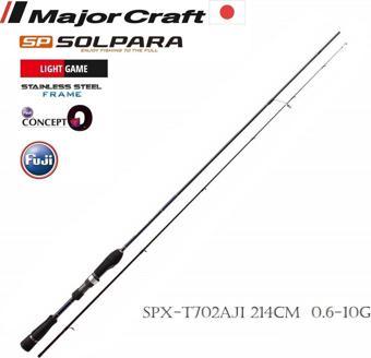 Major Craft Solpara SPX-T702AJI Tubular 214cm 0.6-10gr (2P) LRF Kamış