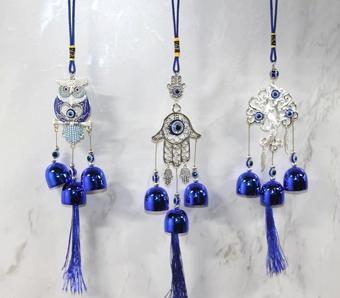 Metal Nazar Boncuğu Çan Alk3488