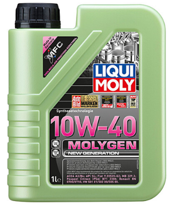 Molygen New Generation 10W-40 (1 Litre) Yeni Üretim Tarihli