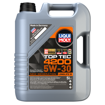 Top Tec 4200 5W 30 Motor Yağı (5 Litre) Yeni Üretim Tarihli