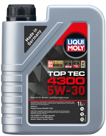 Top Tec 4300 5W-30 Motor Yağı ( 1 Litre ) Yeni Üretim Tarihli
