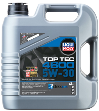 Top Tec 4600 Dexos2 5W-30 Motor Yağı (4 Litre) Yeni Üretim Tarihli