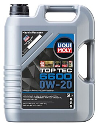 Top Tec 6600 0W-20 5L Yeni Üretim Tarihli