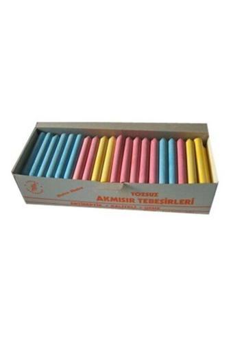 Akmısır Renkli Tozsuz Tebeşir 100'Lü Set