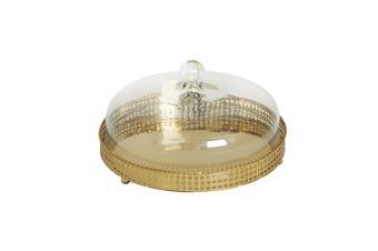 Lucky Art Gold Kapaklı Kek Standı 30 Cm