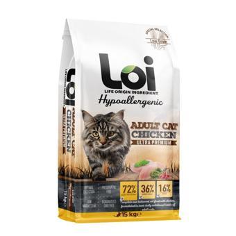 Loi Hipoalerjenik Kedi Maması Tavuklu 15 Kg