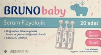 Bruno Baby 5 ml 20'li Flakon Serum Fizyolojik