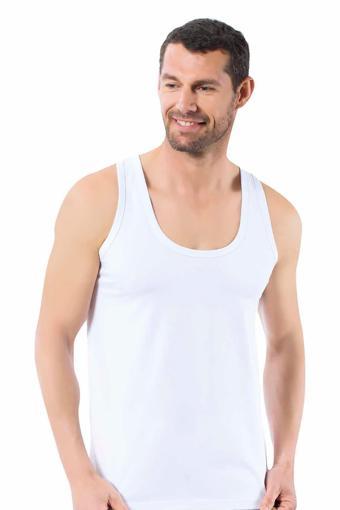  Erkek Ribana Atlet Beyaz | K0113