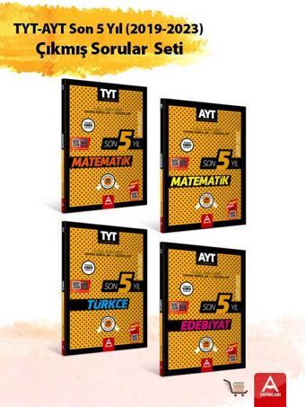 TYT-AYT Son 5 Yıl Çıkmış Sorular Seti Ders-Ders ve Konu-Konu Sırlanmış 2019-2023 - A Yayınları