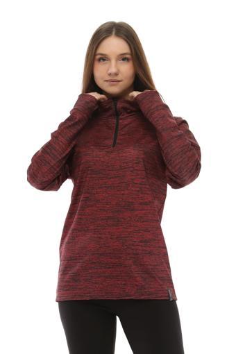 Ghassy Co. Kadın Running Nem Emici UV Güneşten Koruma Parmaklık Detaylı Uzun Kollu Outdoor Spor Tshirt