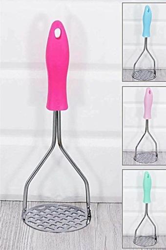 Tbyshop Renkli Metal Patates Ezici Çelik Patates Ezici 1 Adet