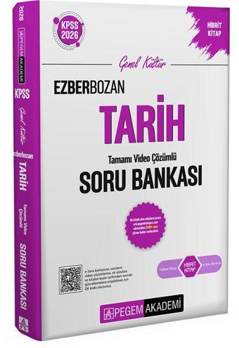 2026 KPSS Genel Yetenek Genel Kültür Ezberbozan Tarih Tamamı Video Çözümlü Soru Bankası  Pegem Akade - Bi bigelio