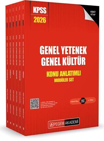 2026 KPSS Genel Yetenek Genel Kültür Lisans Konu Anlatımlı Modüler Set 6 Kitap Pegem Akademi Yayıncı - Bi bigelio