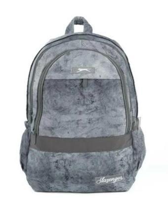 Me Çanta Slazenger Toria Paraşüt Kumaş Gri Okul Sırt Çantası 23208