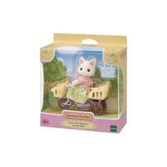 NessiWorld 5680SylvanianFamiliesÇiçekliKediAnneveBisikleti+3yaş