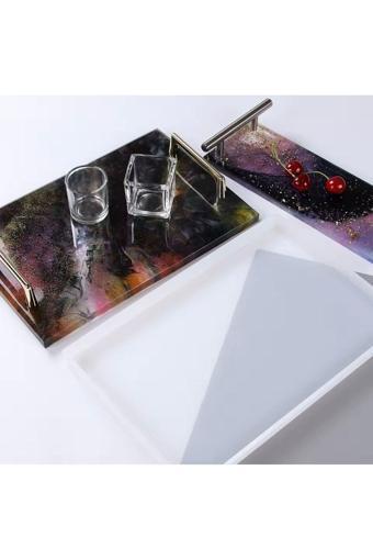 Stonechem 40X30X3 Cm Silikon Saat-Sehpa-Tepsi Kalıbı