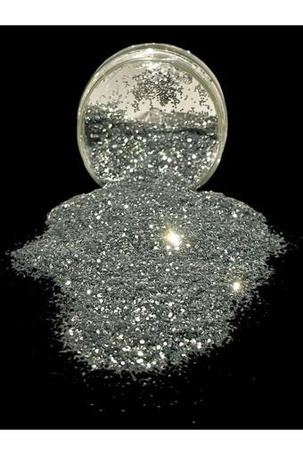 Stonechem Epoksi Glitter Sim 50 Gr Kalın Mikron Parlak Silver