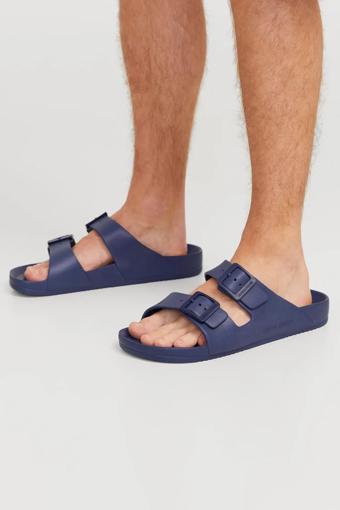 Jack & Jones Erkek Jfwcroxton Çift Bantlı Sandelet Terlik 12204004 Lacivert