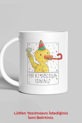 Doğum Gününe Özel İsim Baskılı Kupa Bardak