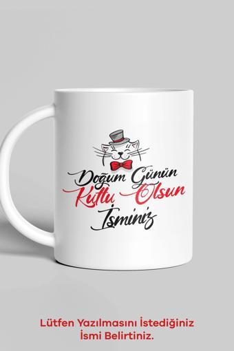 Doğum Gününe Özel Isim Baskılı Kupa Bardak