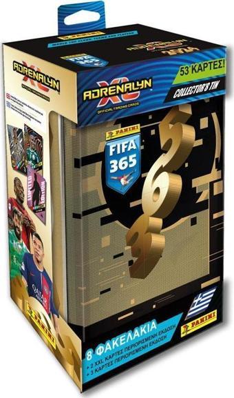 Panini Adrenalyn Fifa 365 - 2024 Trading Card Tin Box - Metal Kutulu Futbolcu Kartları ( 1 KUTU )