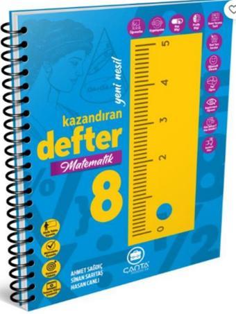 Çanta Yayınları 8. Sınıf Matematik Kazandıran Defter - Çanta Yayınları