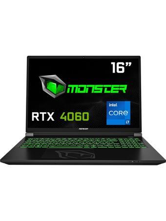 Monster Tulpar T6 V3.1.5 i7-13700HX 32 GB 1 TB SSD RTX4060 16" W11H WUXGA Gaming Laptop