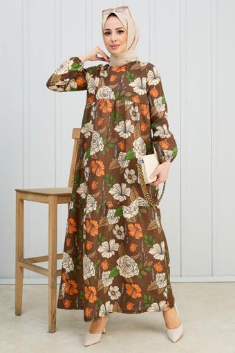 Elbise Kahve - 11007