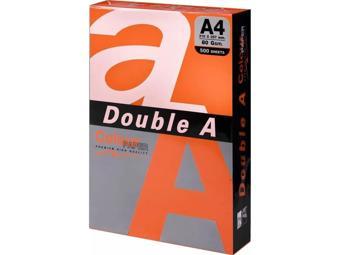 Double-A Renkli Fotokopi Kağıdı A4 80 Gram Safran Rengi (500 Lü Paket)