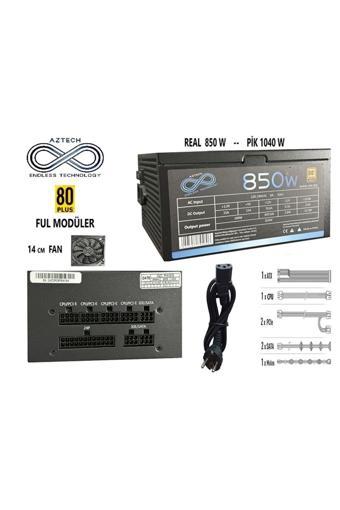 Atx 850 850w 14 Cm Fan 80 Plus Copper Tam Modüler Psu