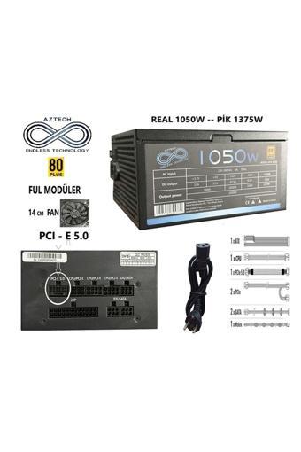 ATX 1050 1050W 14 Cm Fan 80 Plus Copper Tam Modüler PSU