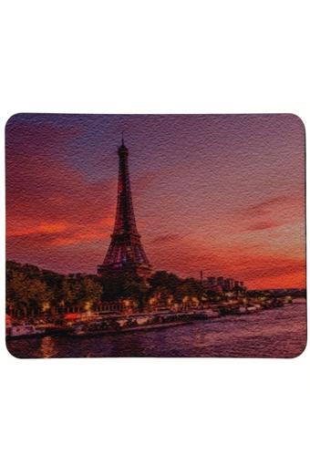 Usin Paris Eyfel Kulesi Desenli Kaymaz Taban Optik Bilgisayar Notebook Mouse Pad Maus Ped 17,5X21,5Cm