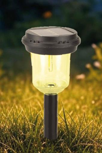 Usin Cob Led Güneş Enerjili Bahçe Teras Balkon Dekorasyon Ampul Gece Lambası Dekoratif Solar Aydınlatma