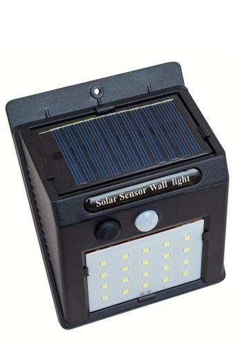 Usin Güneş Enerjili Bahçe Teras Balkon Dekorasyon Gece Aydınlatma Lambası Armatürü -Dekoratif Solar Aplik