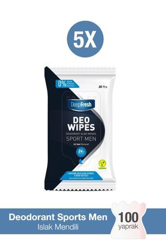 Deodorant Mendil Sport Men 5 X 20 Yaprak