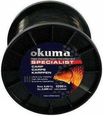 Okuma Carp 1200 mt 11,36 kg 0,40 mm Camou Sazan Misinası
