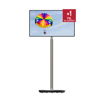 THOMSON Go Plus 32 inç 4K UHD ” Dokunmatik, Döndürülebilir, Tekerlekli, Taşınabilir Ekran, Tablet, 4 Saat Pil Ömrü