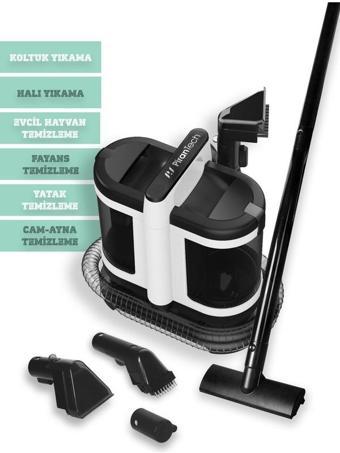 PİRANTECH V22C Koltuk ve Halı Yıkama Makinesi - Cam Temizleme Makinesi - Evcil Hayvan Temizleme makinesi