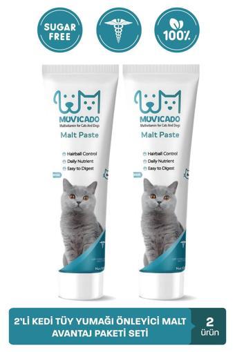 Muvicado Yavru Kediler Için Malt Macun - Kedi Tüy Yumağı Önleyici - Kitten Malt Paste Antihairball