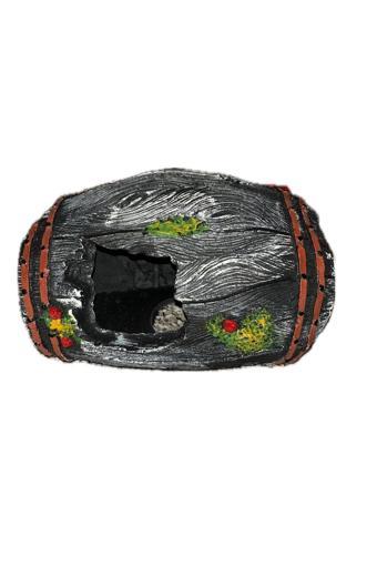 Kanki Pet Kp104 - Akvaryum Dekoru Büyük Fıçı