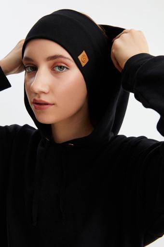 Kadın %100 Pamuklu Termal, Kaymaz, Terletmez, Ultra Hafif, Spor Saç Bandı Bandana 