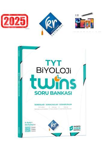 Mert Hoca Yayınları Tyt Twins Biyoloji Soru Bankası Kr Akademi+Android Kalem - Mert Hoca Yayınları