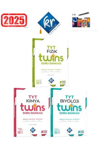 Mert Hoca Yayınları Tyt Twins Fizik Kimya Biyoloji Fkb Soru Bankası Seti Kr Akademi +Android Kalem - Mert Hoca Yayınları