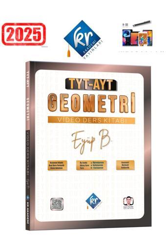 Mert Hoca Yayınları Eyüp B. Tyt Ayt Geometri Video Ders Kitabı Kr Akademi +Android Kalem - Mert Hoca Yayınları