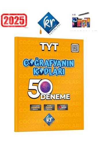 Mert Hoca Yayınları Coğrafyanın Kodları Tyt Coğrafya Çözümlü 50 Deneme Kr Akademi+Android Kalem - Mert Hoca Yayınları