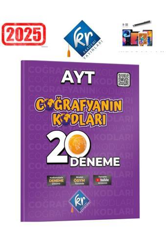Mert Hoca Yayınları Coğrafyanın Kodları Ayt Coğrafya Çözümlü 20 Deneme Kr Akademi+Android Kalem - Mert Hoca Yayınları