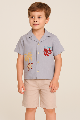 SEA BASKILI ERKEK ÇOCUK 2 Lİ TAKIM 60297