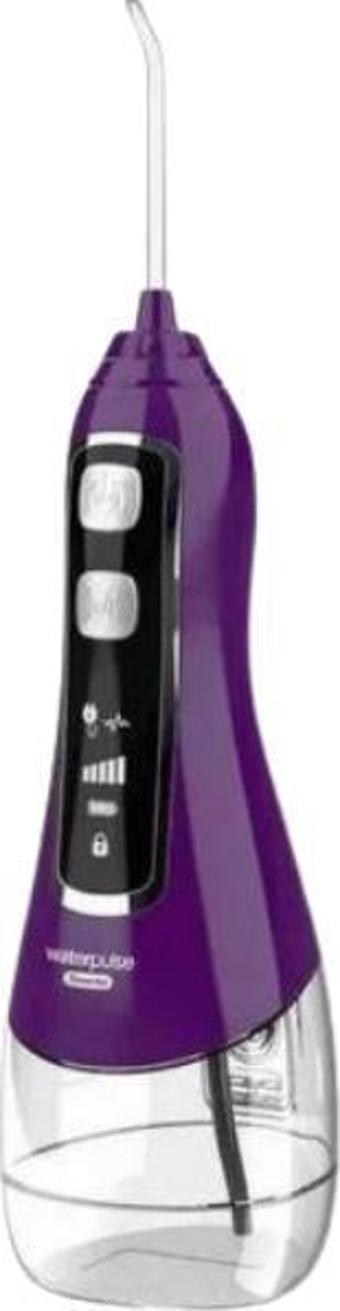 Waterpulse Kablosuz Pro V580 Water Flosser 320ml Taşınabilir Diş/Protez Bakım Ve Ağız Duşu Mor